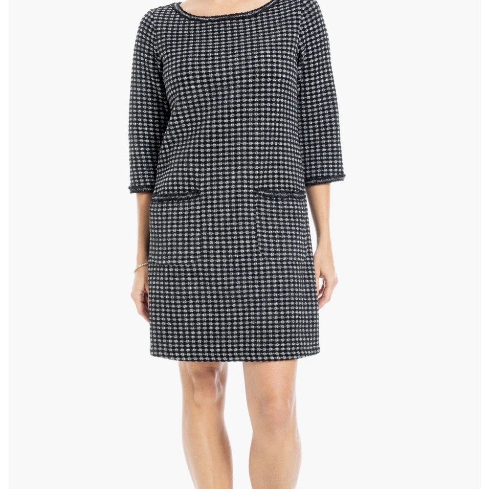 Max Studio Bateau Neck Shift Dress - Sz Large